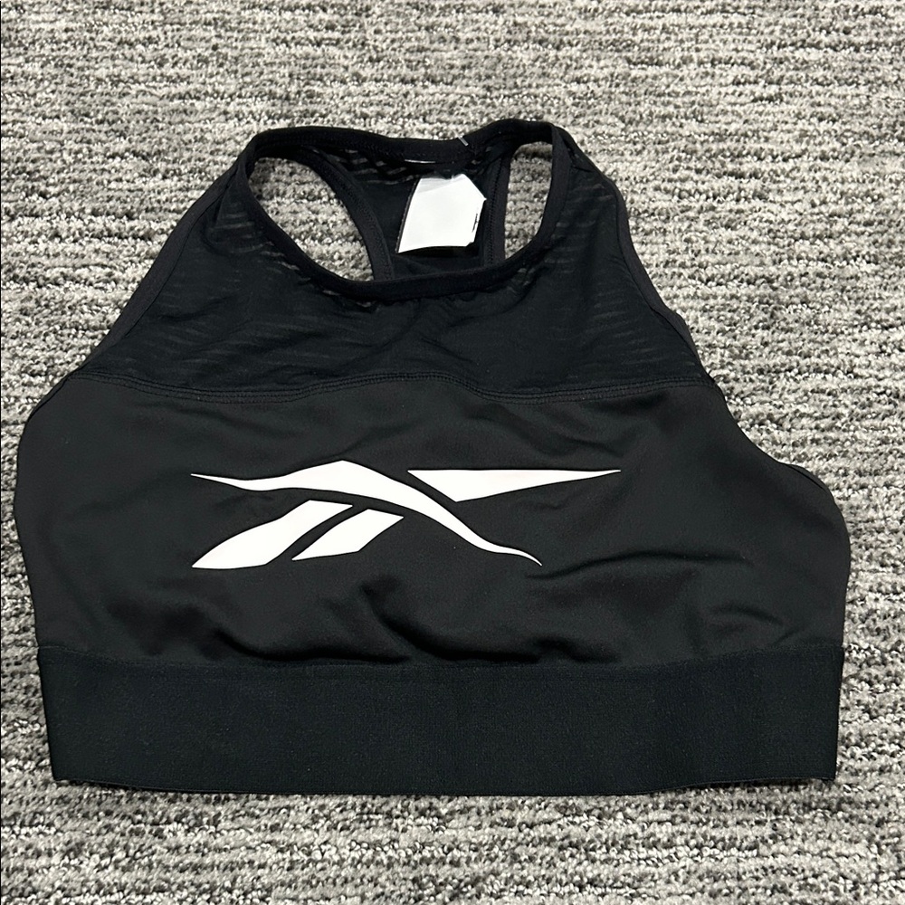 Reebok Black and White Sports Bra